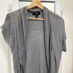Mossimo gray short sleeve cardigan